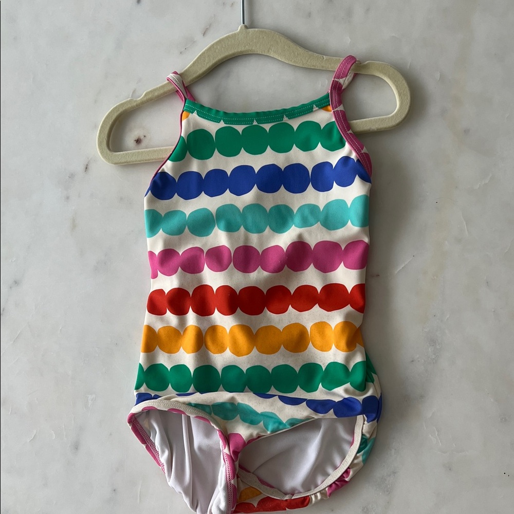 Hanna Andersson Colorful Striped Kids Swimsuit